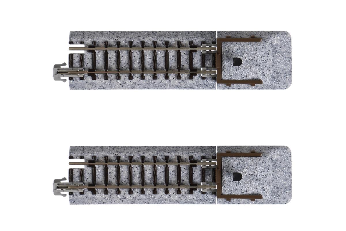 Kato (Unitrack) Unitrack (S62B-B) Straight Track with Buffer Stop 62mm 2pcs K20-047