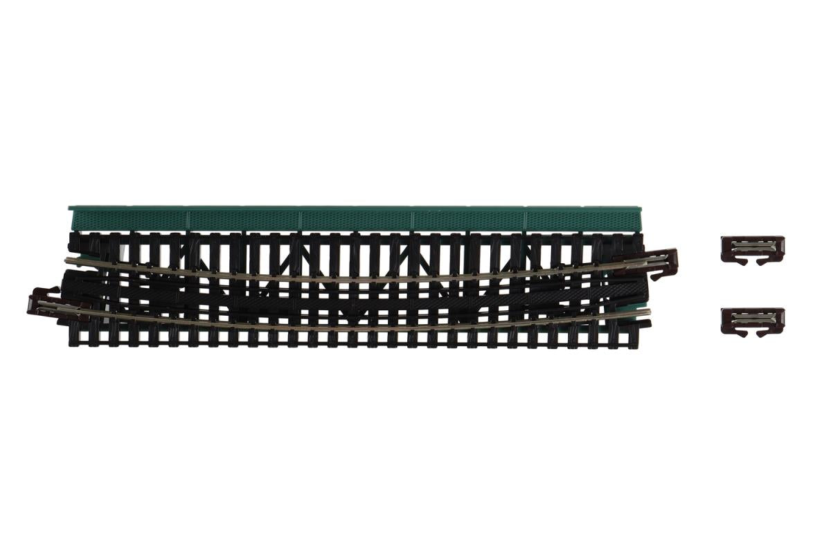 Kato (Unitrack) Unitrack (R448-15T) Curved Girder Bridge Green 15 Degree K20-466