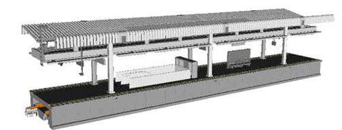 Kato (Unitrack) Suburban Station Island Platform DX A (Pre-Built) K23-150