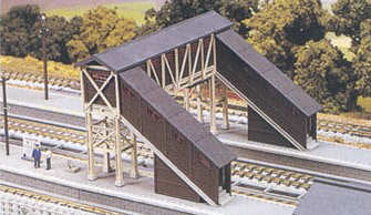 Kato (Unitrack) Double Track Covered Footbridge (Pre-Built) K23-224