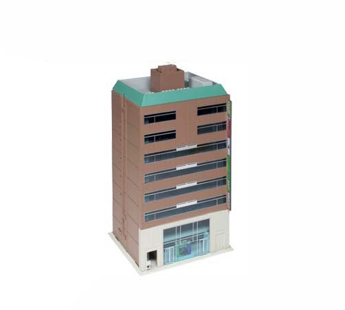 Kato (Unitrack) Diotown High Rise Building Offices Brown (Pre-Built) K23-439B