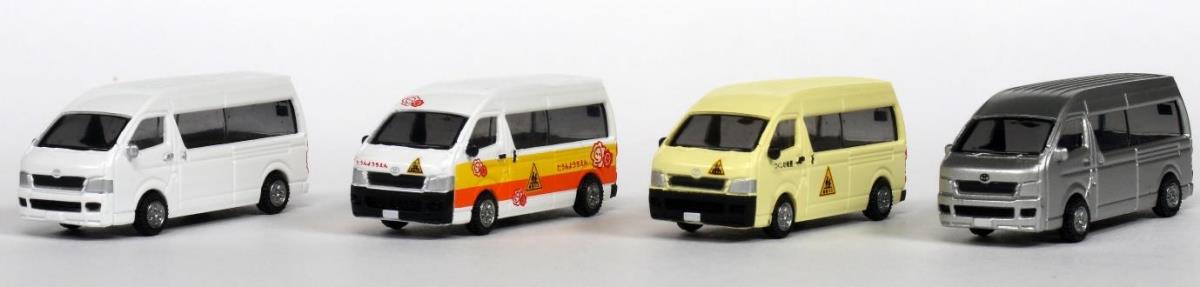 Kato (Japan) Toyota Hiace Super Long School Bus Set (4) K23-651B