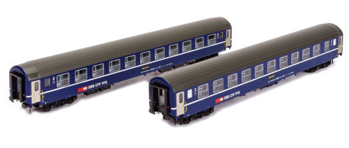Kato (Europe) SBB RIC Alpen-Express Coach Set (2) V K23010