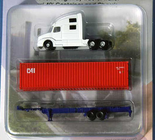Kato (USA)  Volvo Highway Tractor/Trailer with Container and Chassis K31-615