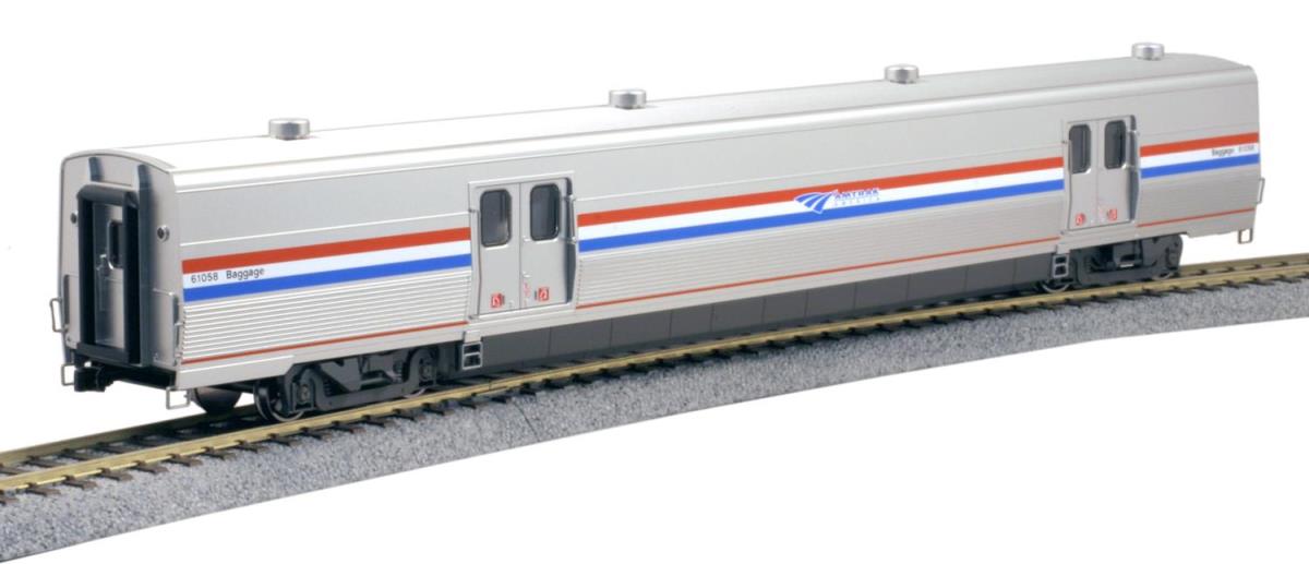 Kato (USA) Viewliner II Baggage PhIII Amtrak Heritage 61058 K35-6212