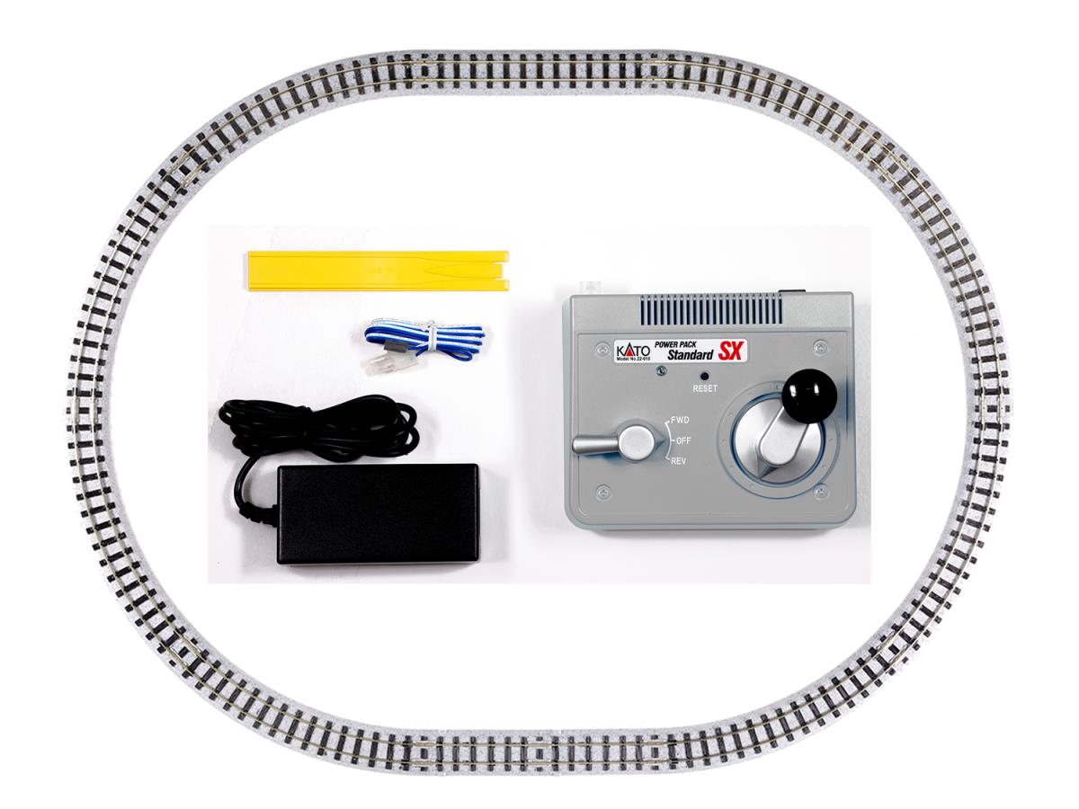 Kato (Unitrack) Unitrack Narrow Gauge Oval Track Set with SX Power Pack K52-850