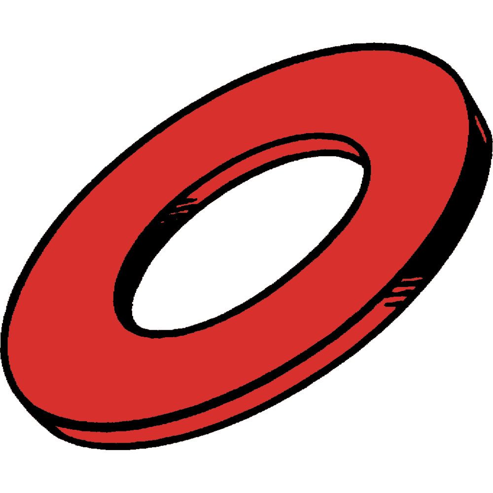 Kadee Red Insulating Washers .015'' (4dz) KDE208