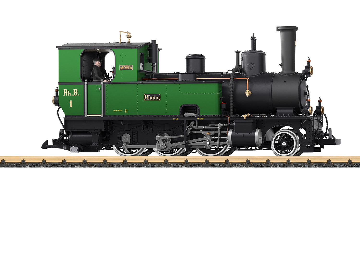 LGB RhB Metal Steam Loco G 3/4 Rhatia L26273