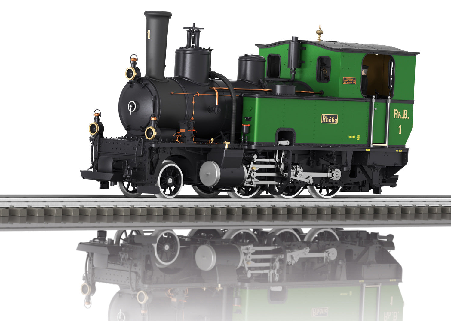 LGB RhB Metal Steam Loco G 3/4 Rhatia L26273
