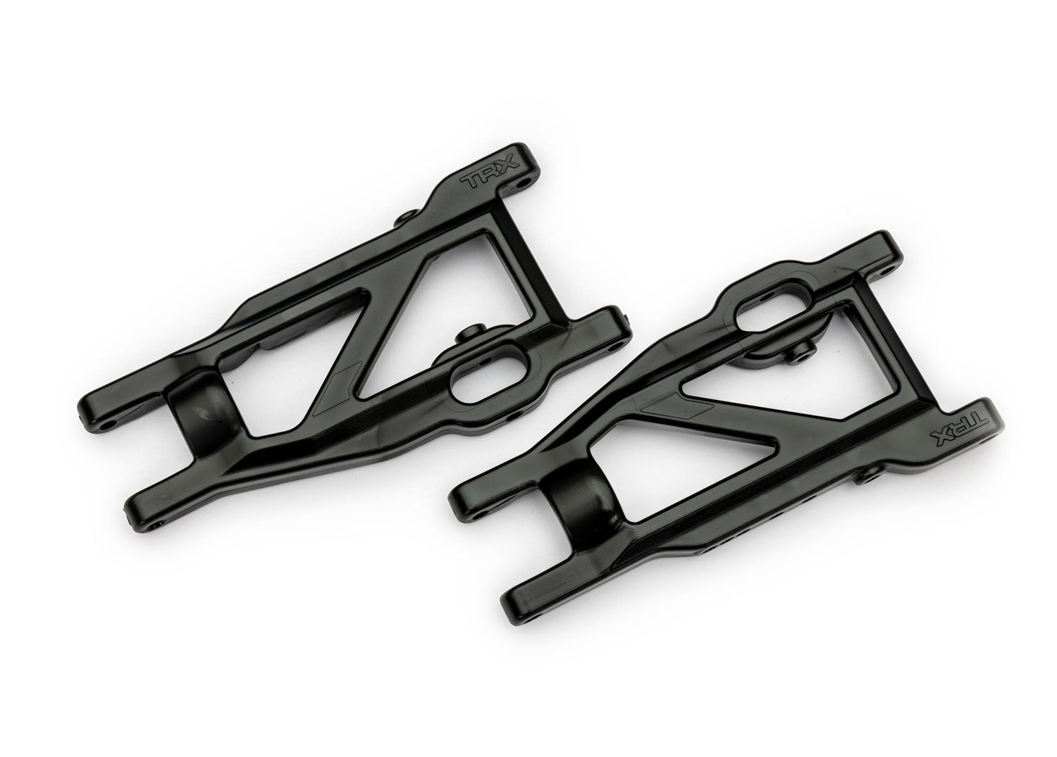 Suspension arms, Black, front/rear (left & right), heavy duty (2 pcs)
