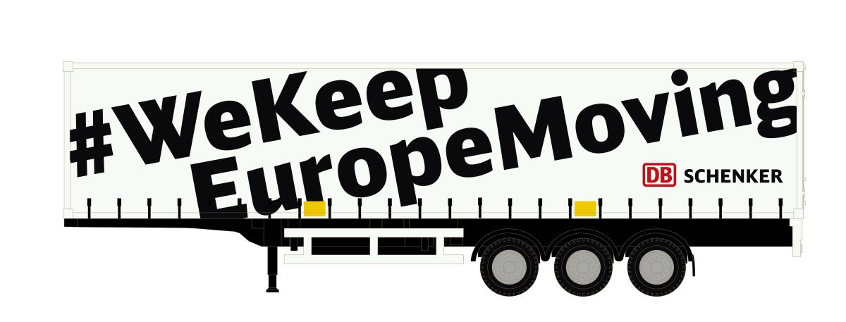 miNis Curtainside Trailer DB Schenker We Keep Europe Moving LKLC4075