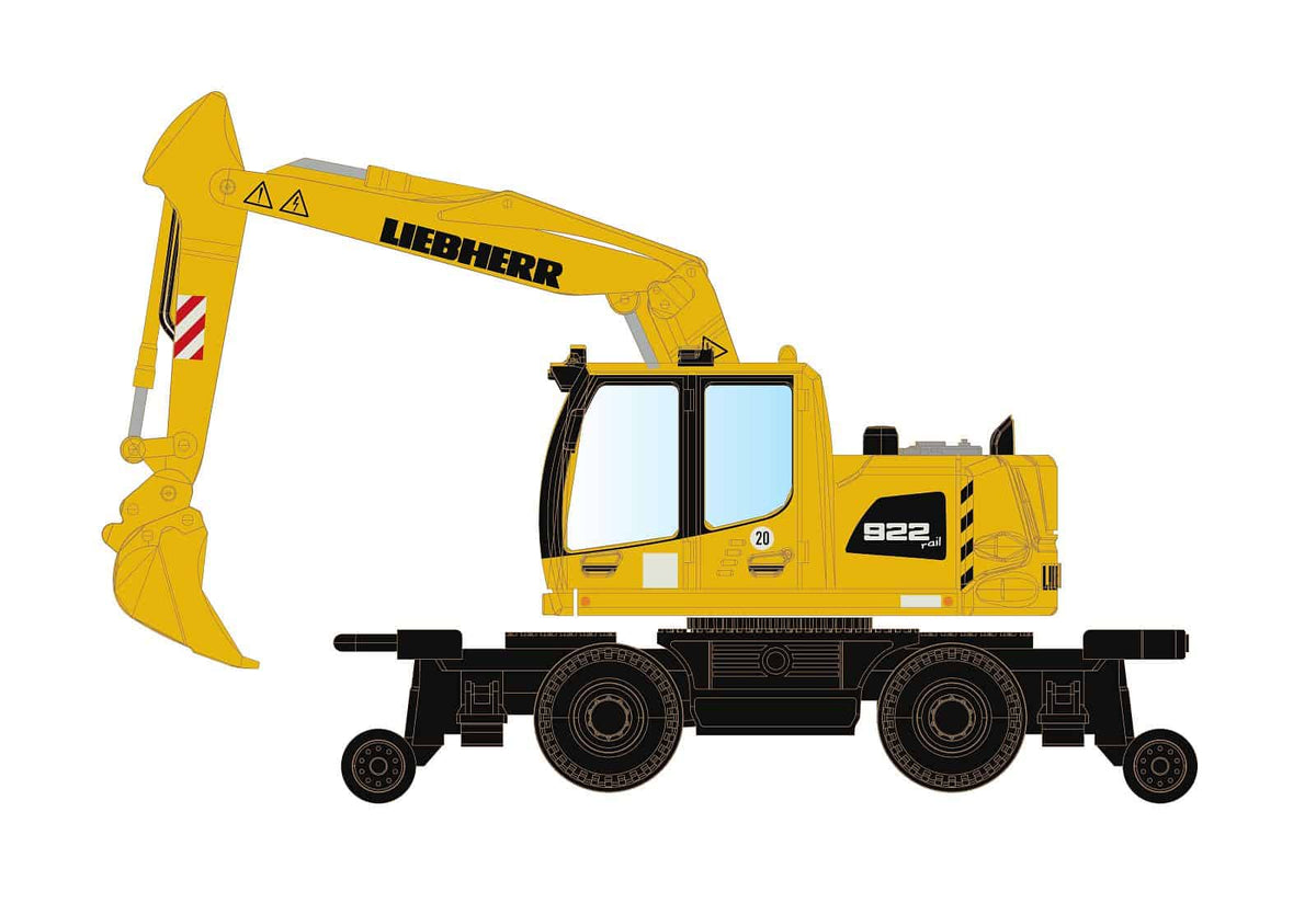 miNis Liebherr A922 Railway Excavator LKLC4265