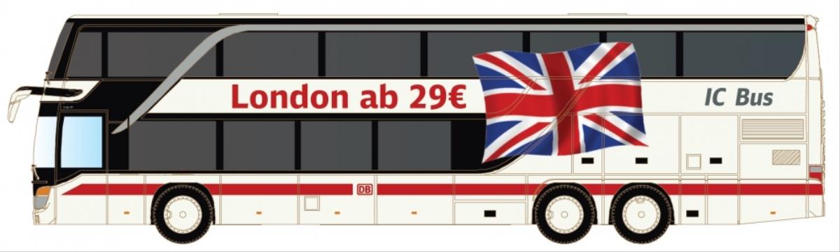 miNis Setra S431 DT DB IC Bus London LKLC4462