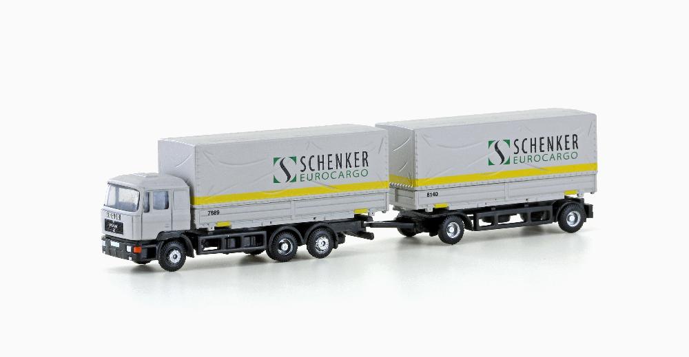 miNis MAN F90 3 Axle w/Trailer Schenker Cargo LKLC4633