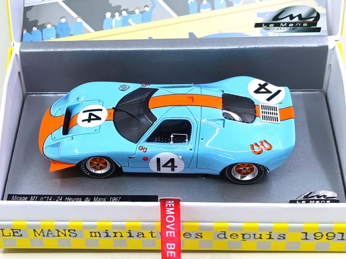 Le Mans Miniatures Mirage M1 No.14 24hr Le Mans 1967 LMM132098-14M