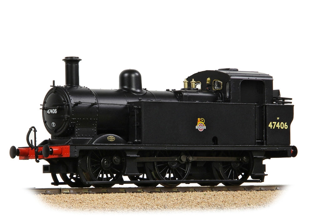 Branchline LMS Fowler 3f (Jinty) 47406 BR Black (Early Emblem) 32-231B