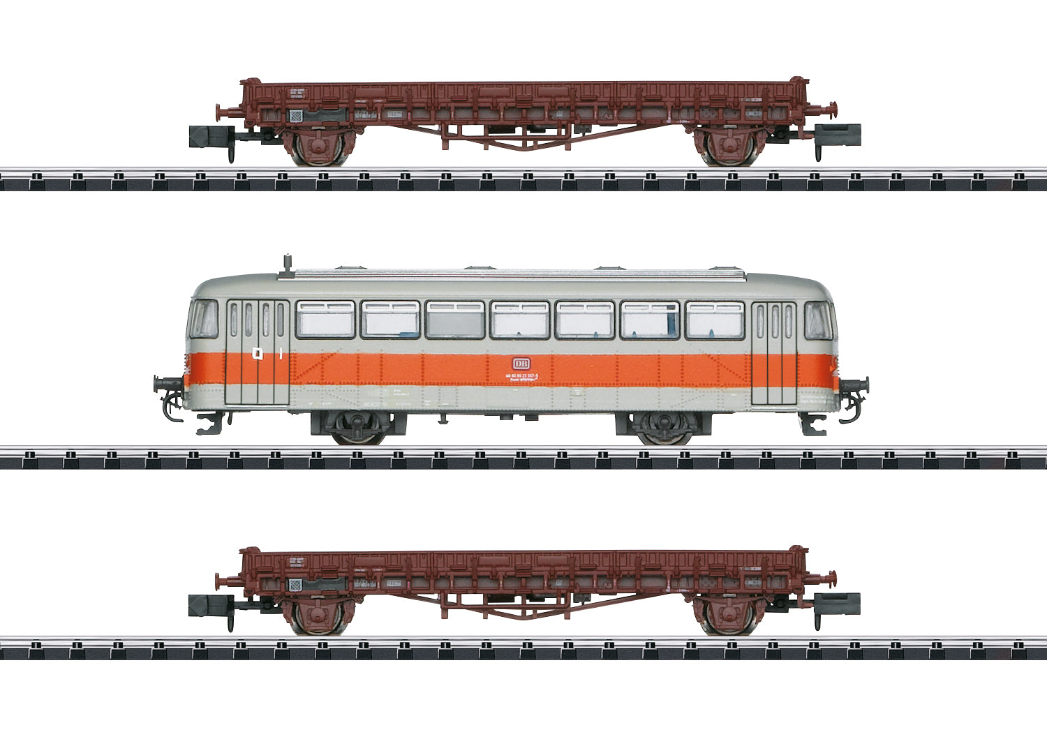 Minitrix DB Dusseldorf S-Bahn Track Inspection Rolling Stock Set IV M15091