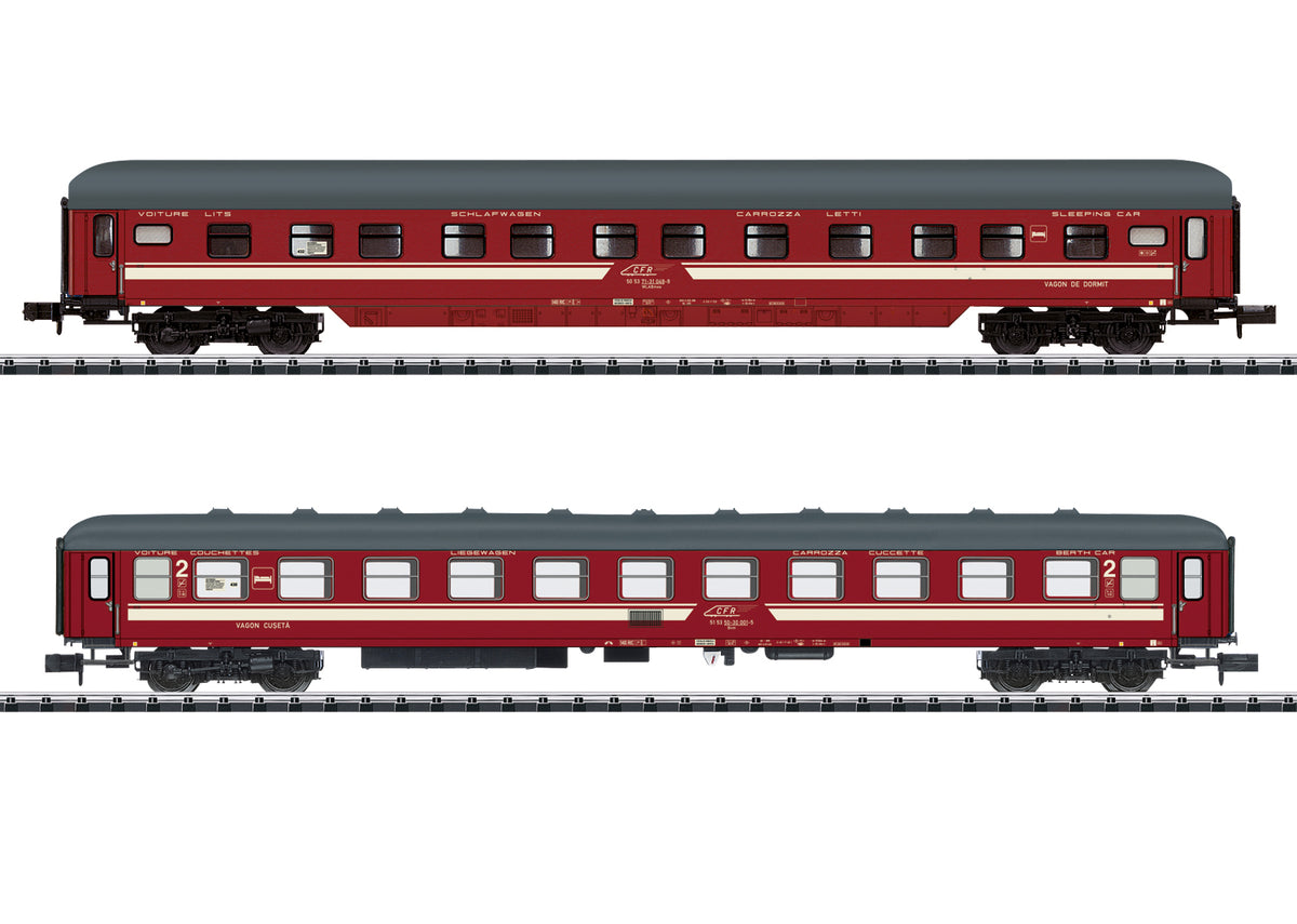 Minitrix CFR EC Venezia Coach Set (2) V M18254