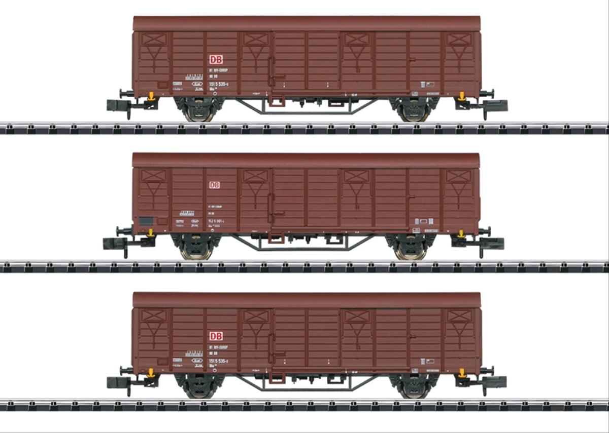 Minitrix DBAG Gbs258 Box Wagon Set (3) V M18901