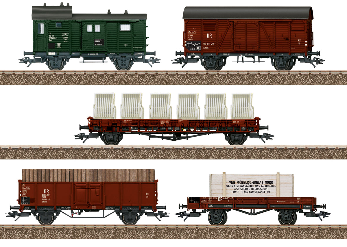 Trix DR Seaside Resort Wagon Set (5) III M24075