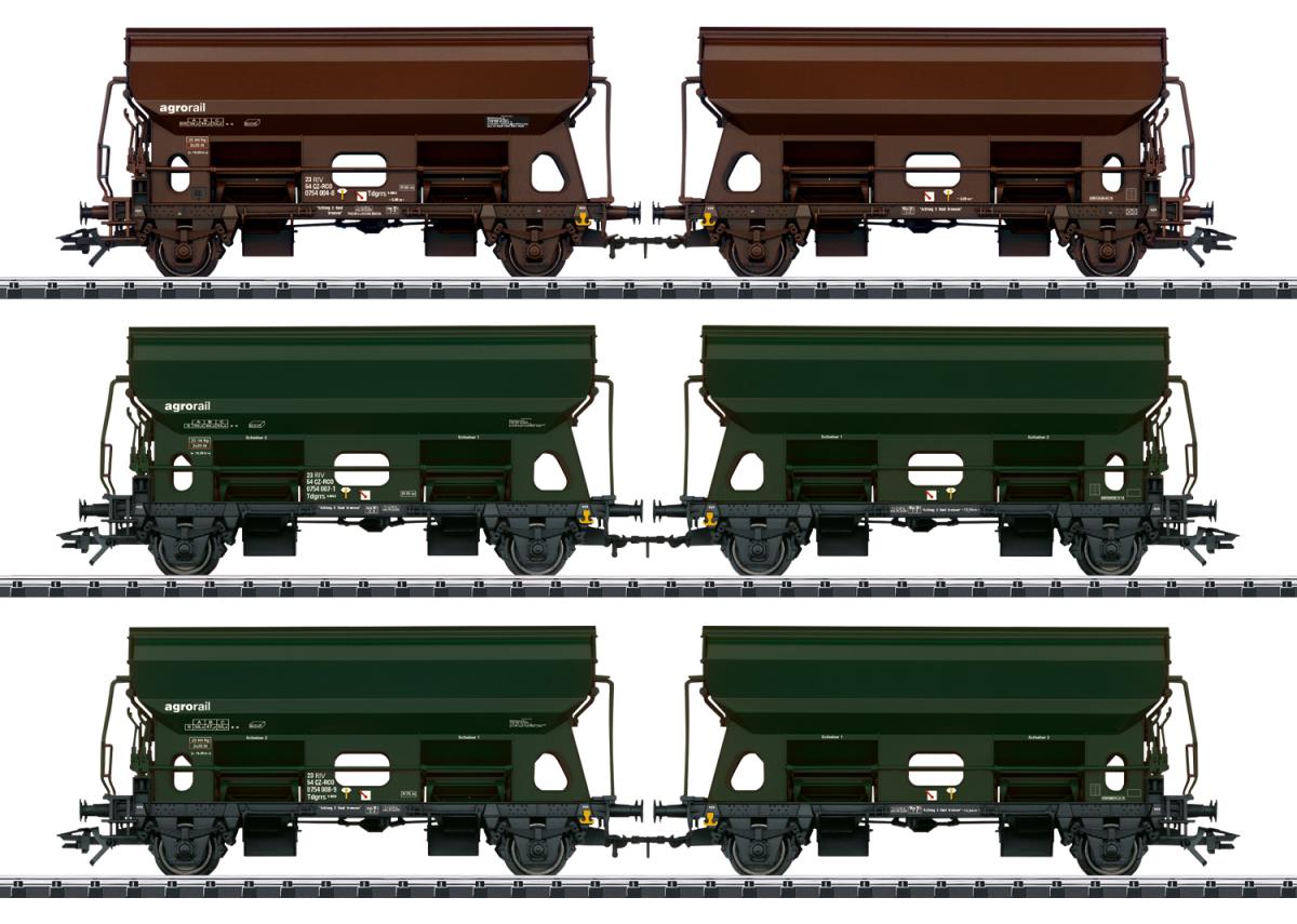 Trix Czech Railco Tds Hopper Wagon Set (3x2) VI M24169