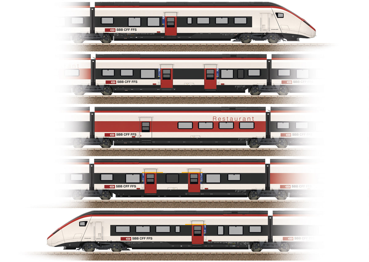 Trix SBB RABe501 Giruno 5 Car EMU VI (DCC-Sound) M25810