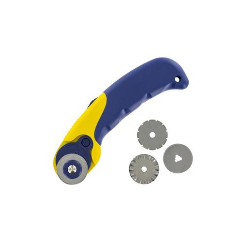 Modelcraft Rotary Cutter 28mm and Standard/Wavy/Skip Blades MCPKN6128