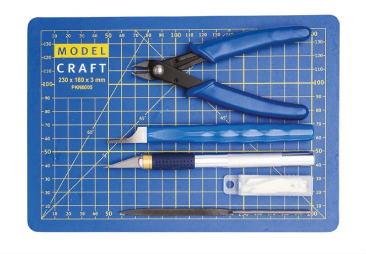 Modelcraft Pro Plastic Modelling Tool Set MCPTK1010