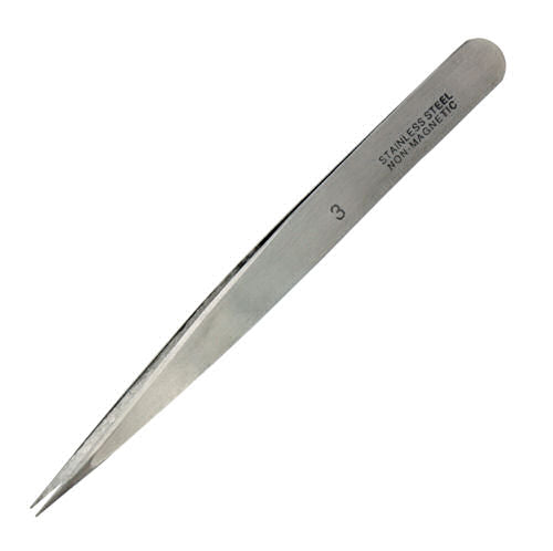 Modelcraft No.3 Stainless Steel Tweezers MCPTW2185-3