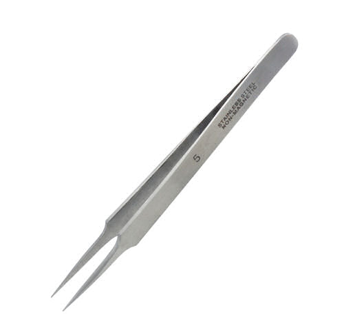 Modelcraft No.5 Stainless Steel Tweezers MCPTW2185-5