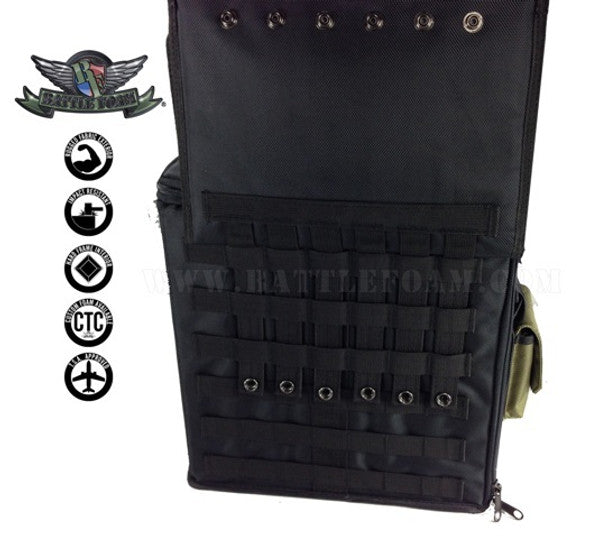 Battle Foam Grenade Ditty Media P.A.C.K. Molle Accessory Bundle (Black) BF-MIS-MAB1B