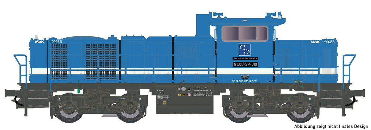 Mehano Spitzke G1000 BB Diesel Locomotive VI (DCC-Sound) MEH90561