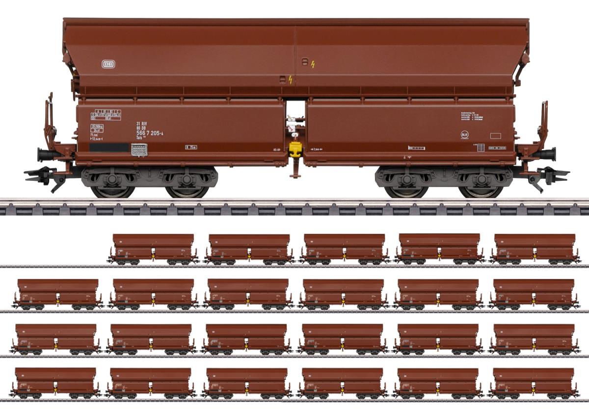 Marklin DB Tals968 Hinged Roof Wagon Retailer Pack IV (24) MN00730