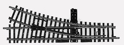 Marklin K Track Right Hand Turnout 424.6mm Radius 30 Degree MN02266