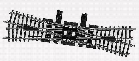 Marklin K Track Double Slip 14 Degree MN02275