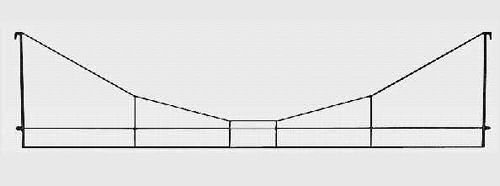 Marklin Catenary Cross Span 123mm MN08924