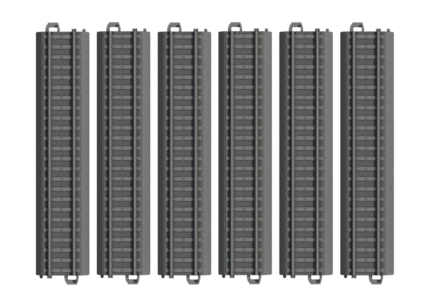 myWorld MyWorld Plastic Track Straight (6) MN23180