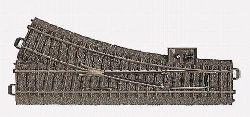 Marklin C Track Right Hand Turnout Radius 2 24.3 Degree MN24612