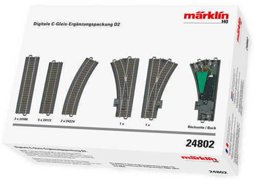 Marklin C Track D2 Digital Extension Set MN24802