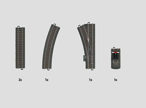 Marklin Start Up C Track C1 Track Extension Set MN24900