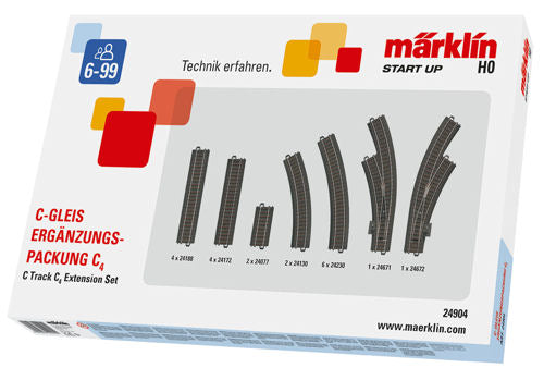 Marklin Start Up C Track C4 Track Extension Set MN24904