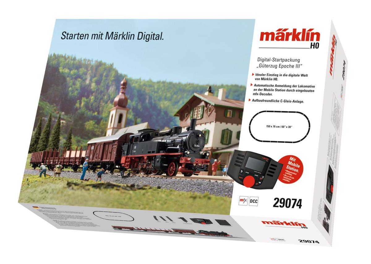 Marklin Start Up DB BR74 Freight Starter Set III (~AC) MN29074