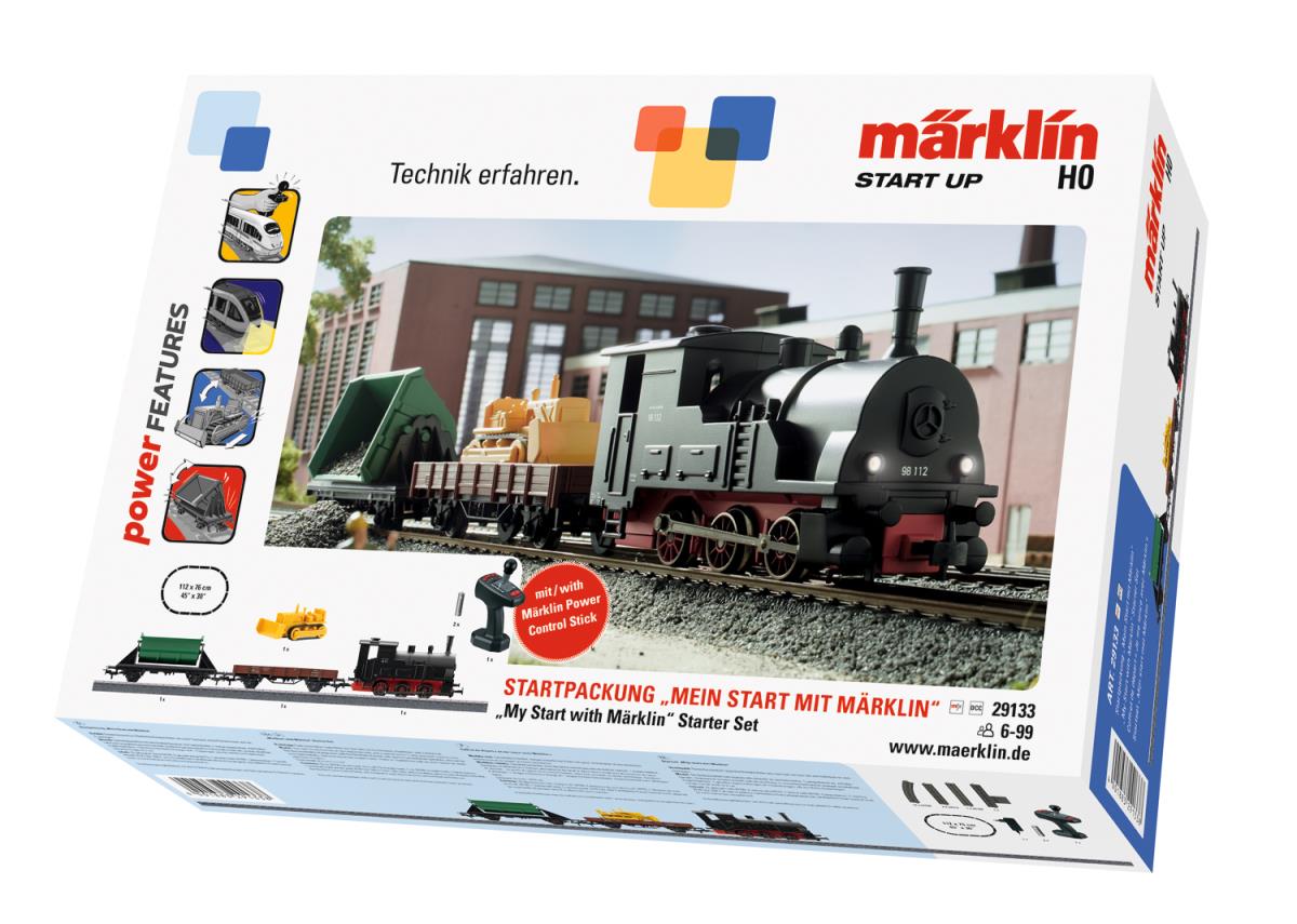 Marklin Start Up German Steam Freight Starter Set (~AC) MN29133