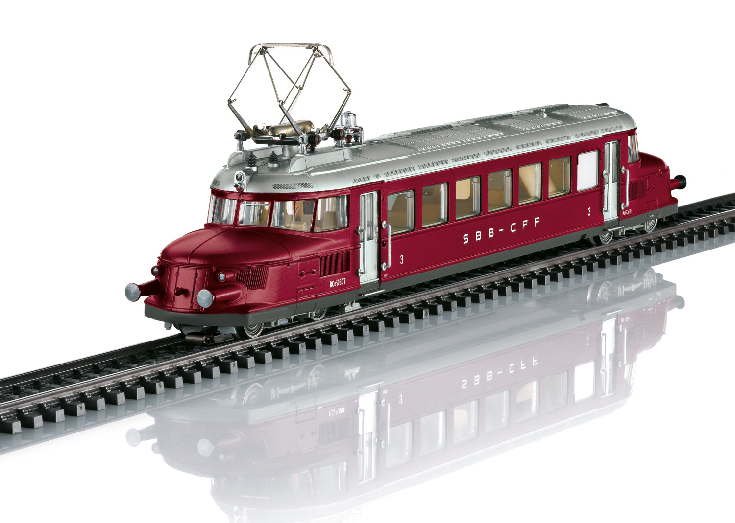 Marklin SBB RCe2/4 Electric Express Railcar III (~AC-Sound) MN38860