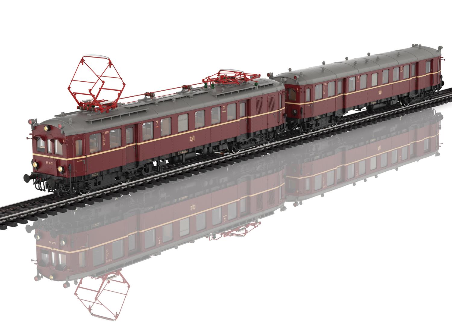 Marklin DB ET85/ES 85 Electric Railcar & Trailer III (~AC-Sound) MN39853