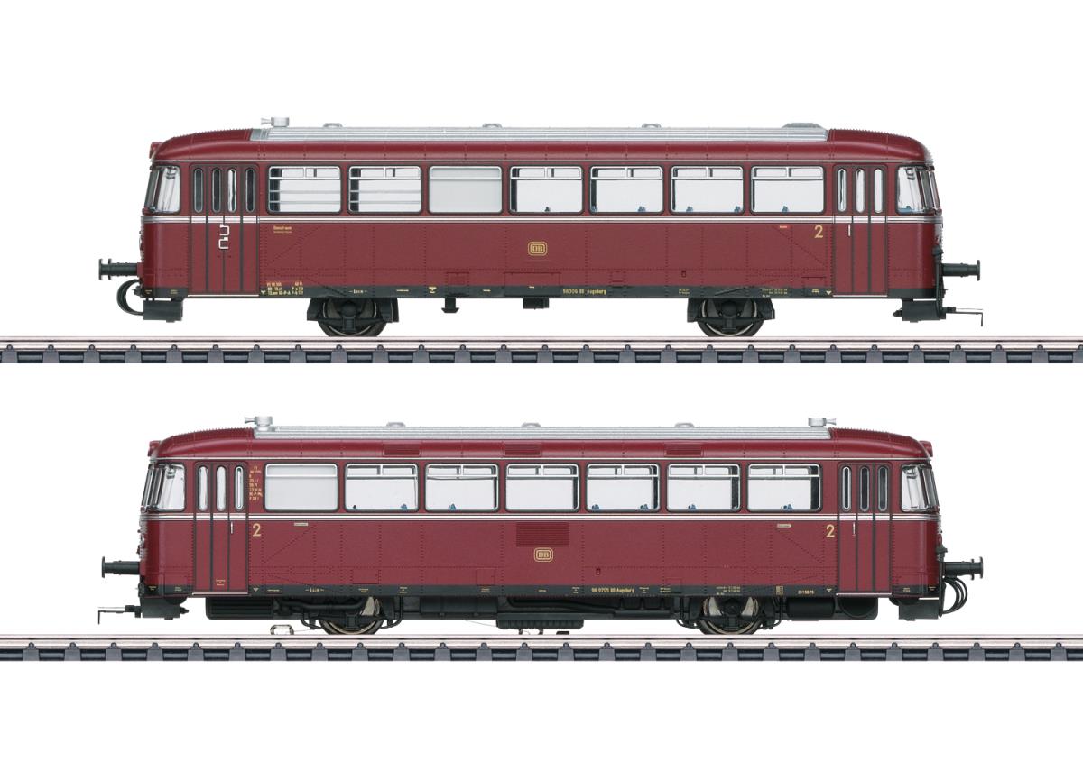 Marklin DB VT98.9 Diesel Railcar & Trailer III (~AC-Sound) MN39978