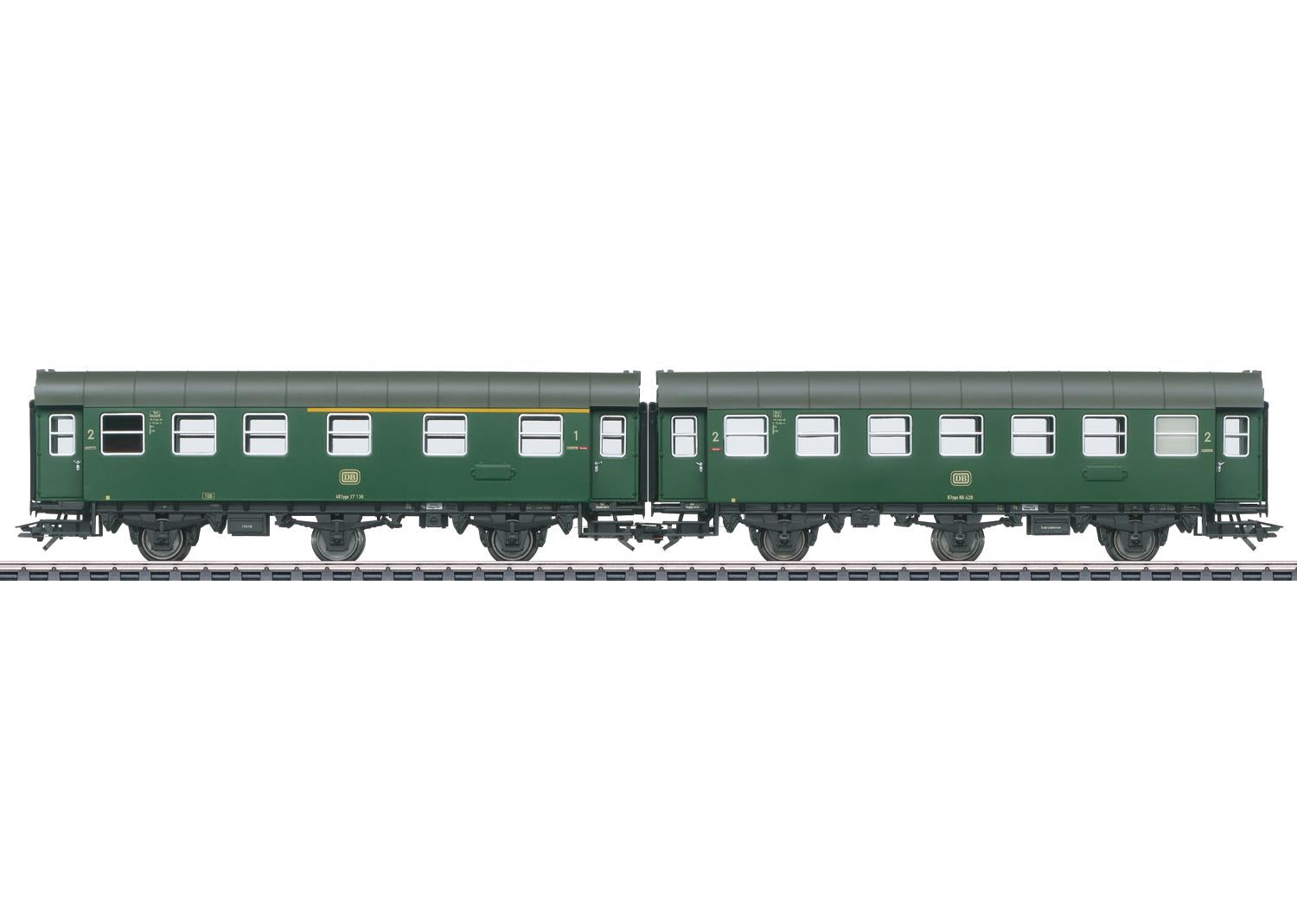 Marklin DB AB3yge/B3yge Rebuilt Coach Set (2) III MN43175