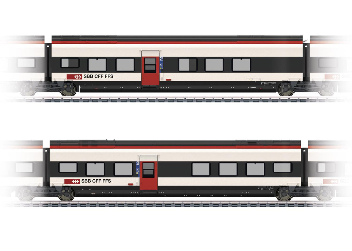 Marklin SBB RABe501 Giruno Coach Set 2 (2) VI MN43462