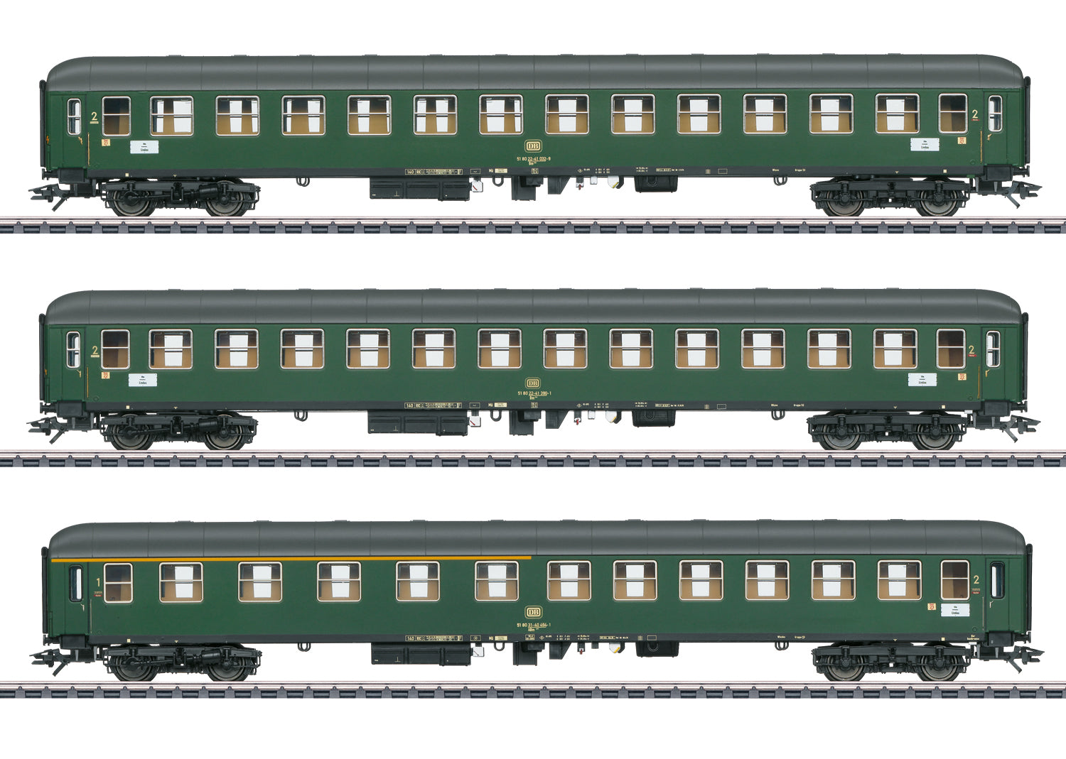 Marklin DB UIC-X Express Coach Set (3) IV MN43936