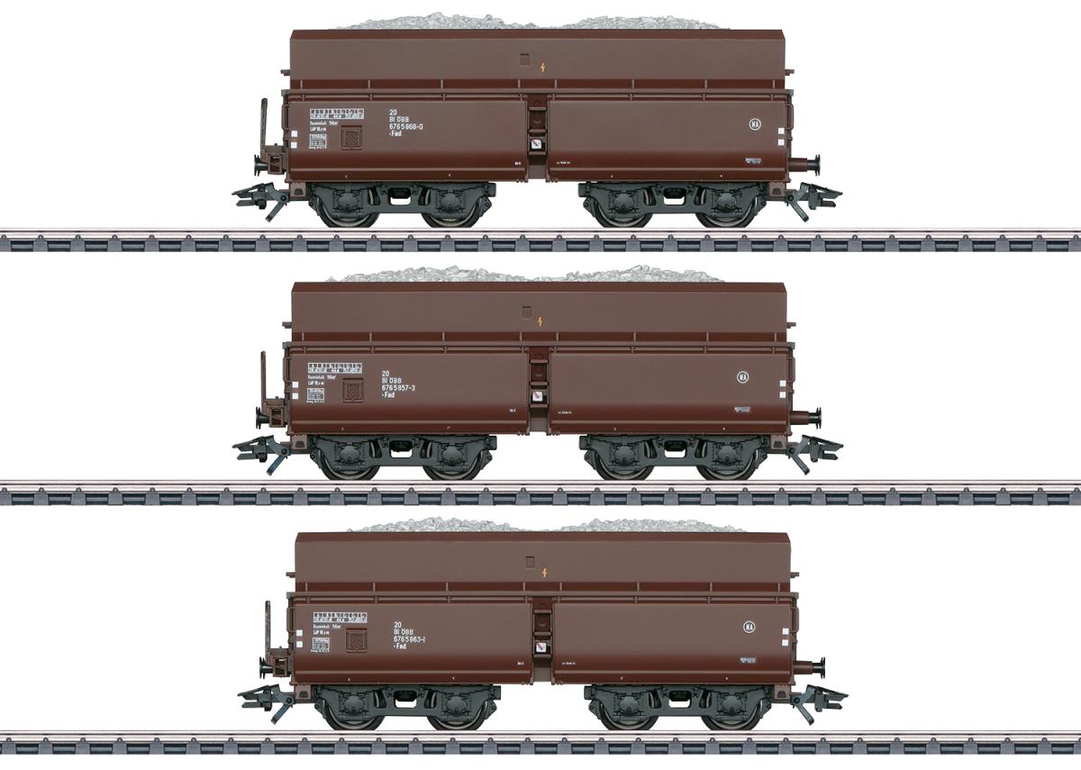 Marklin OBB OOtz43 Side Discharge Hopper Wagon Set (3) IV MN46231